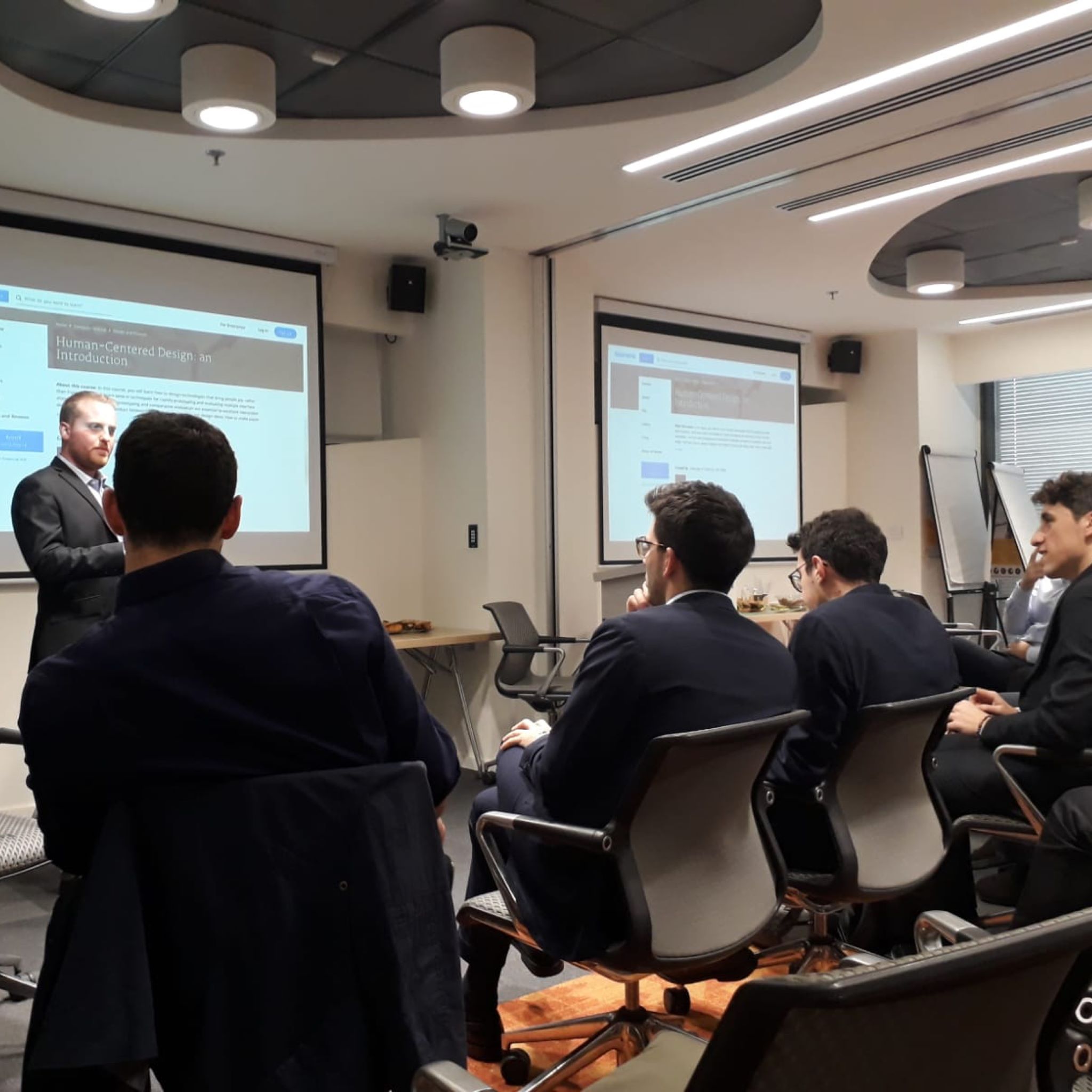 University lecture on Human-Centered Design for product