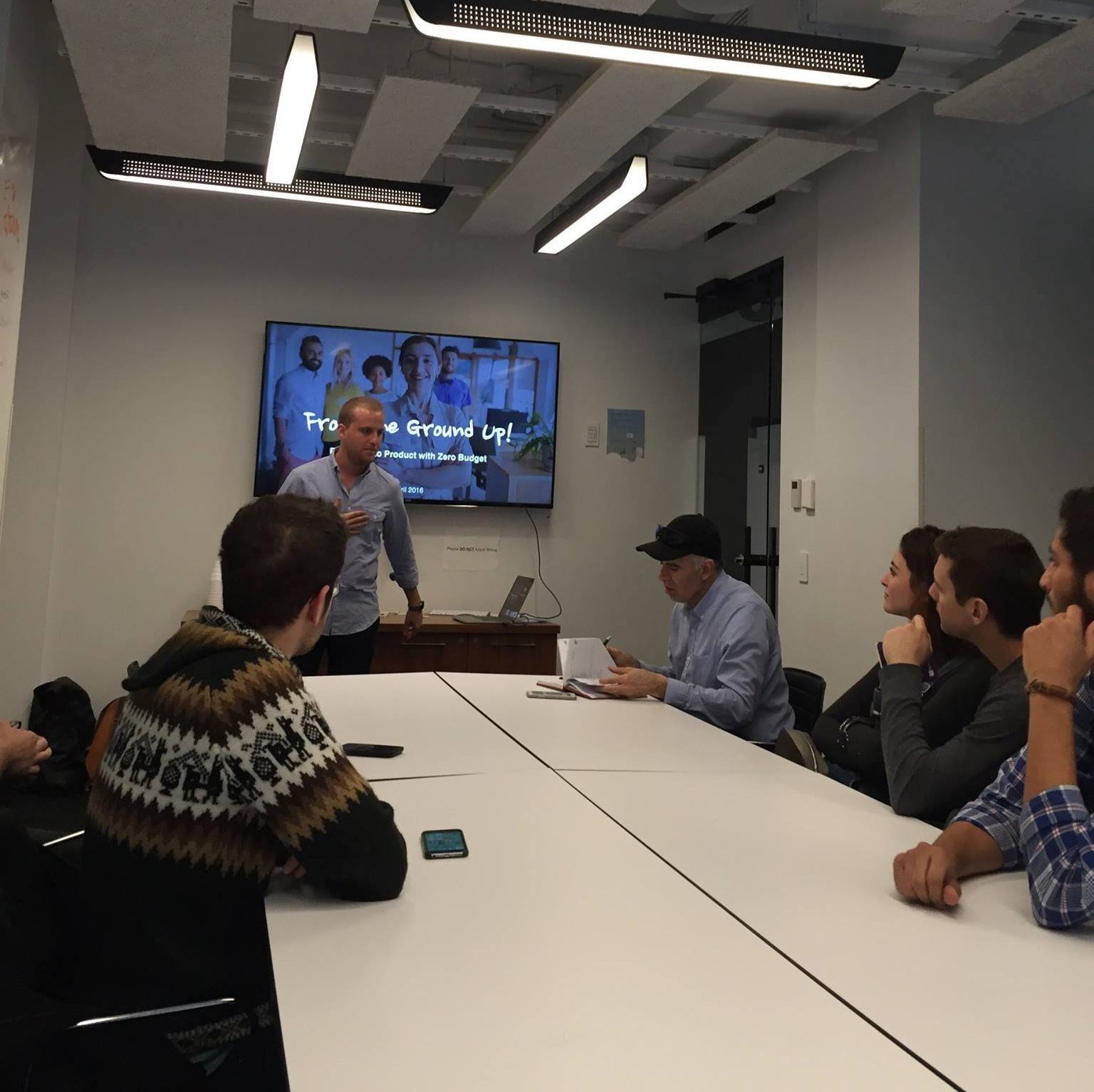 From the Ground Up workshop with a corporate team