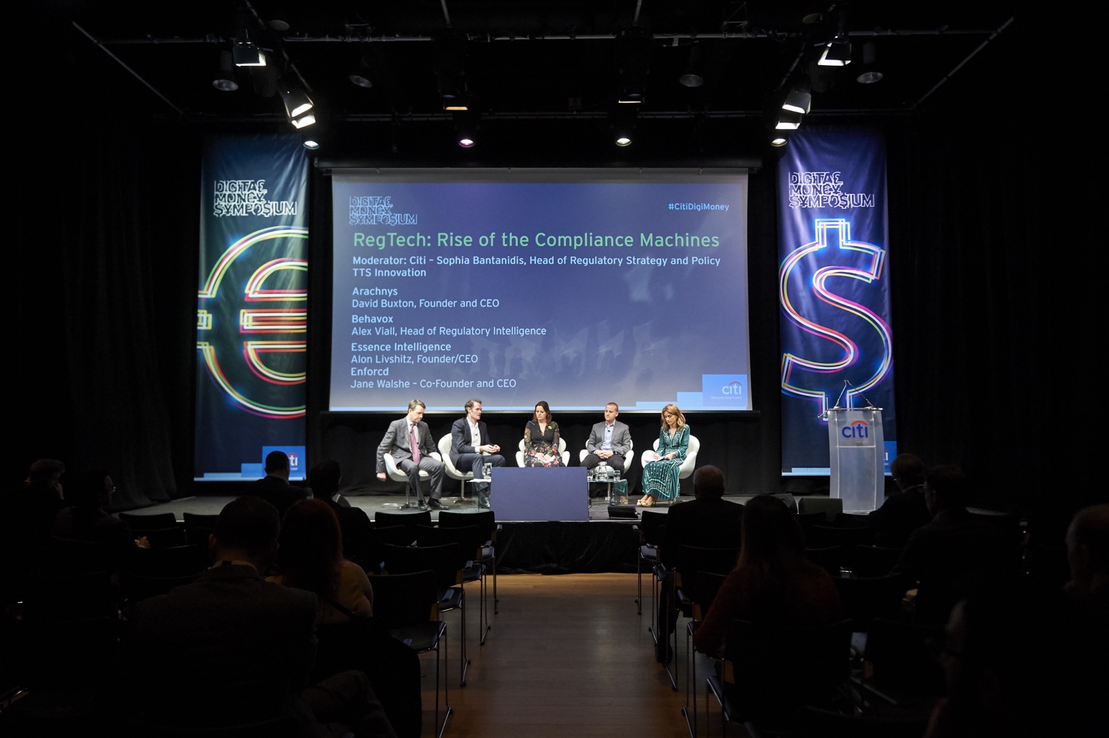 RegTech compliance panel at Citi Innovation Lab event